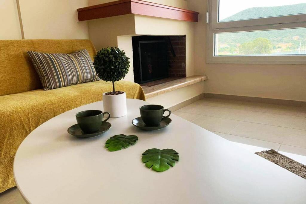 Port View House-Comfy Family Apartment-Panoramic View Néa Péramos Esterno foto